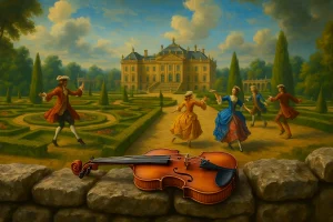 Image d'illustration de l'article rigaudon - partition violon